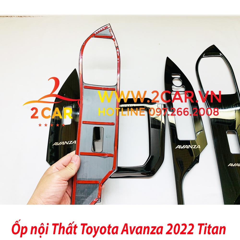 Ốp nội thất  xe Toyota Avanza 2022 2023 chất liệu Titan Cao cấp
