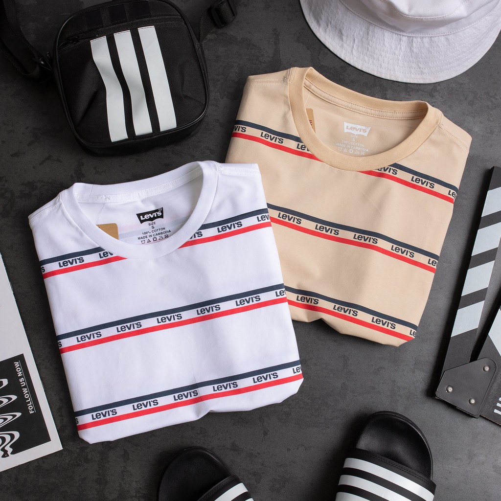 Áo thun nam vải cotton đẹp LV45