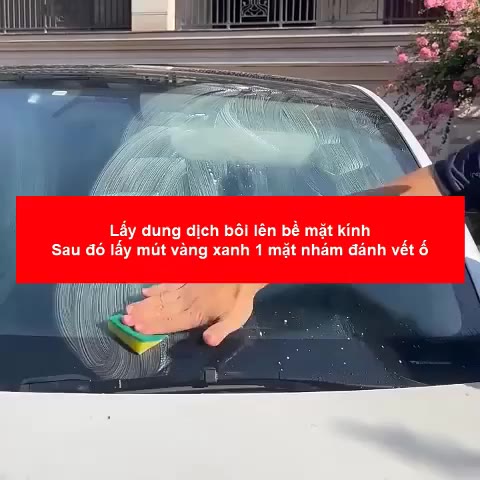 Tẩy Cặn Canxi - Tẩy Ố Kính Ô tô