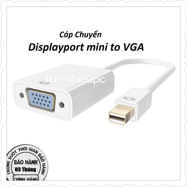 Cáp Chuyển Mini Displayport Sang VGA