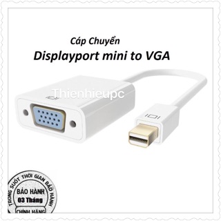 Cáp Chuyển Mini Displayport Sang VGA
