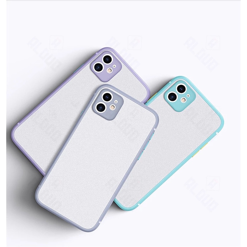 Ốp Điện Thoại Nhám Chống Sốc Bảo Vệ Camera Cho iPhone 12 11 Pro Max Mini x xs xr SE 2020