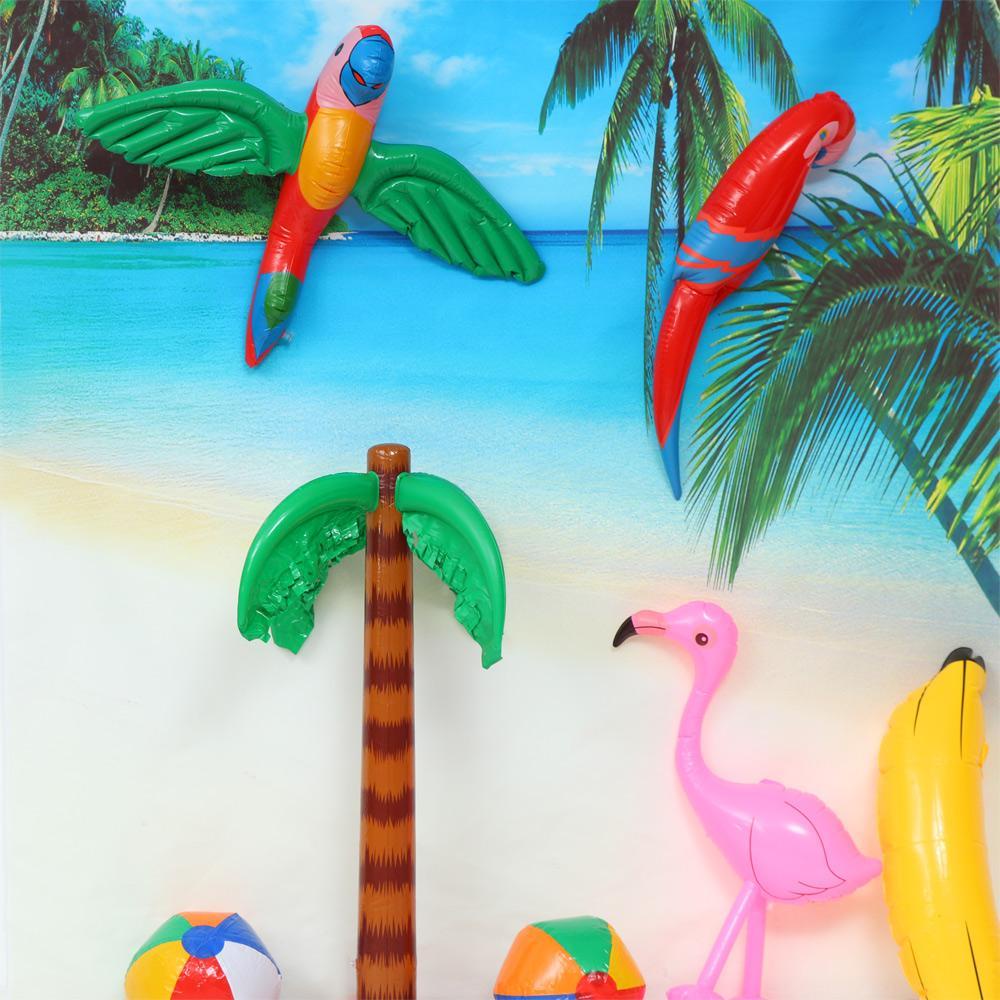 Bộ 12 Quả Bóng Trang Trí Tiệc Bãi Biển Phong Cách Hawaiian