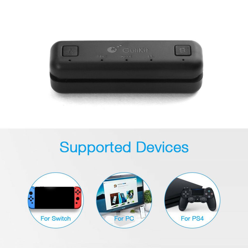 Bộ Thu Phát Bluetooth 5.0 Không Dây Cho Máy Chơi Game Nintendo Switch & Lite / Ps4 / Pc