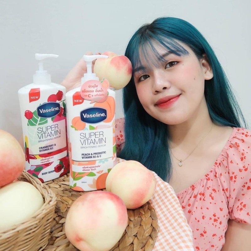 VASELINE DƯỠNG THỂ SUPER VITAMIN BRIGHTENING SERUM