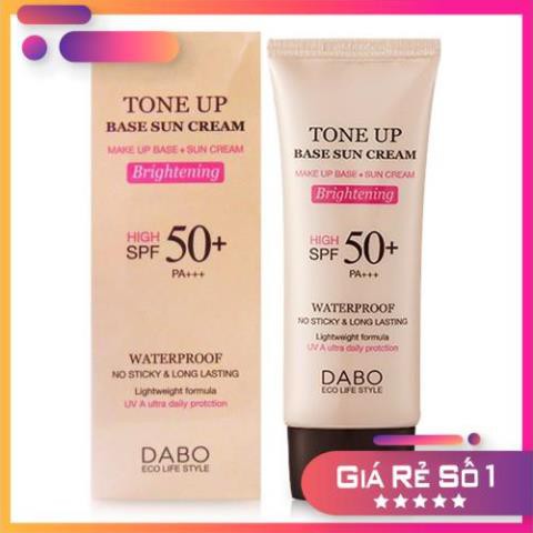 Hàng Chính Hãng – Kem Chống Nắng Trắng Da DABO Tone Up Base Sun cream Cao Cấp Hàn Quốc – 70ml