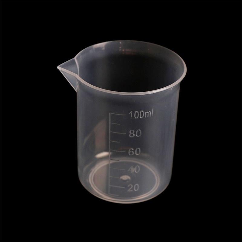 Bộ 2 Cốc Đo Lường 100ml / 3.4oz Bằng Nhựa Trong Suốt Đặc Biệt