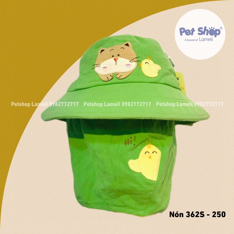 Nón khẩu trang người lớn Thương Hiệu PETSHOP NCZ-362 chất cotton thoáng mát