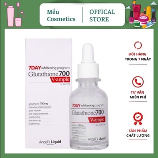Huyết Thanh Trắng Da 7 Day Whitening Program Glutathione 700 V-Ample