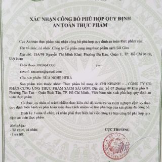 SỮA NGHỆ HERA  500g