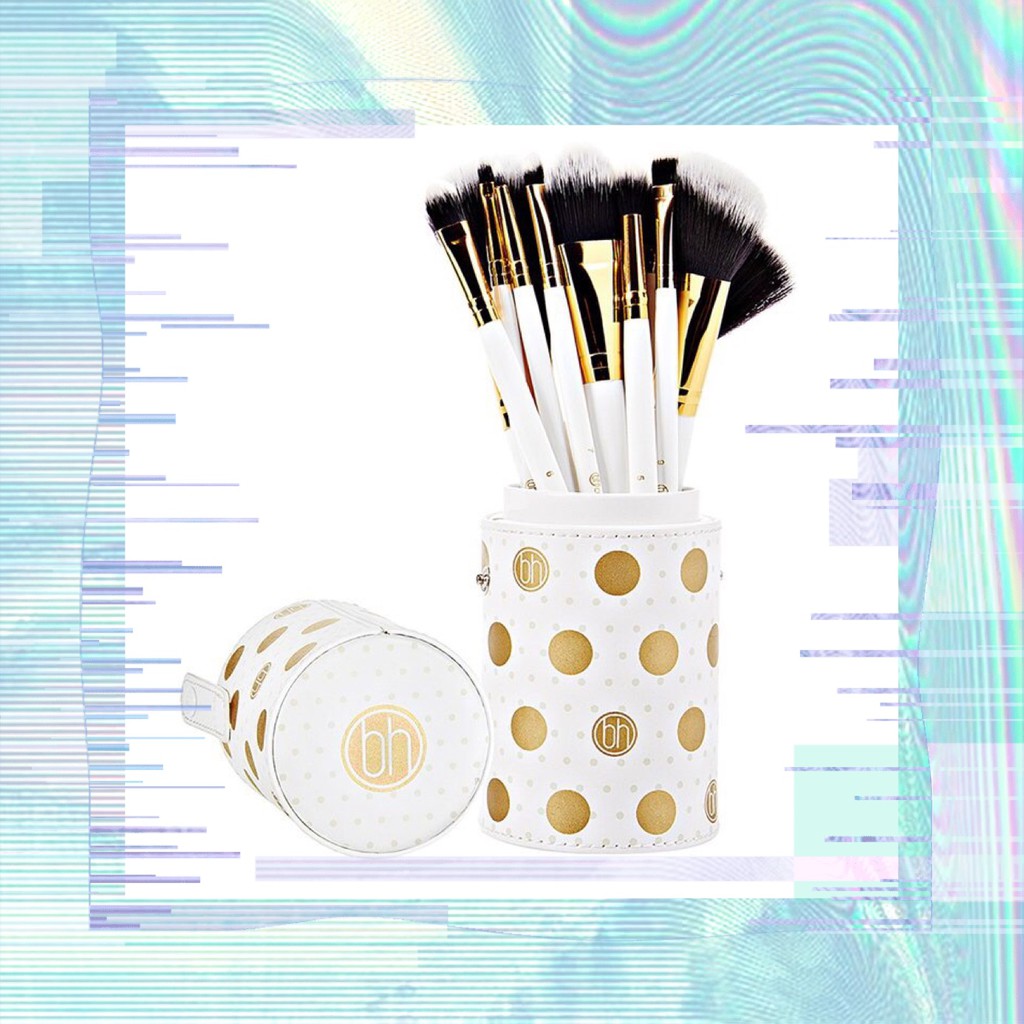 BỘ CỌ TRANG ĐIỂM BH COSMETIC 11 CÂY DOT COLLECTION - WHITE
