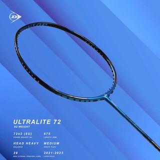 VỢT CẦU LÔNG DUNLOP ULTRA LITE 72 G6