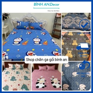 Ga chun cotton poly trần bông 3 lớp, drap giường thoáng mát, êm dịu đủ kích thước m2, m6, m8, 2m ( Ga Lẻ )