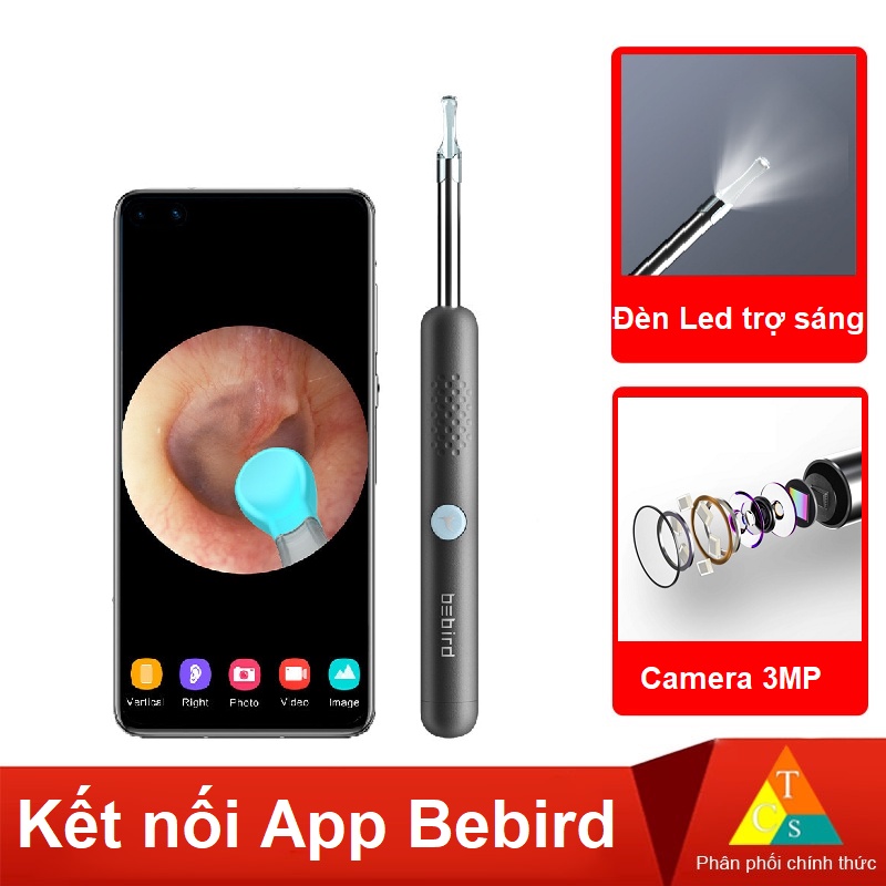 Dụng cụ lấy ráy tai tích hợp camera Bebird R1/ R1+