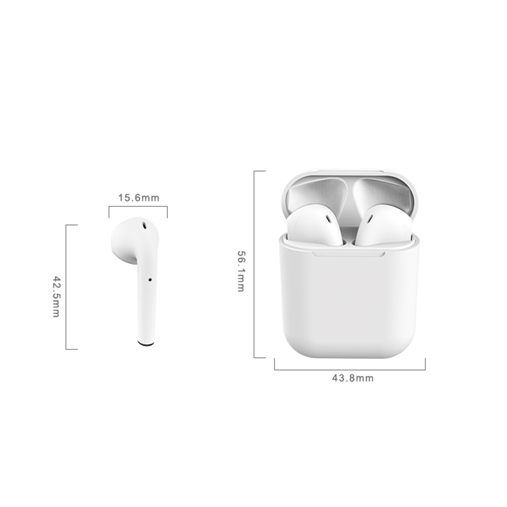Tai Nghe Bluetooth Tws I12 Tai Nghe Âm Thanh Nổi Không Dây Tai Nghe Âm Nhạc Nhét Tai Tai Nghe Có Hộp Sạc Mic Cho Mọi Vùng Điện Thoại Thông Minh