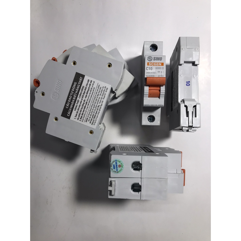 Át 1 cực 10,16,20,25,32,40,50,63A SC68N 6KA Sino