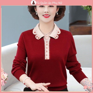 > o sweater > áo cardigan dệt kim mỏng d > kim tay d i mùa thu phong cách mới dành cho phụ nữ trung niên