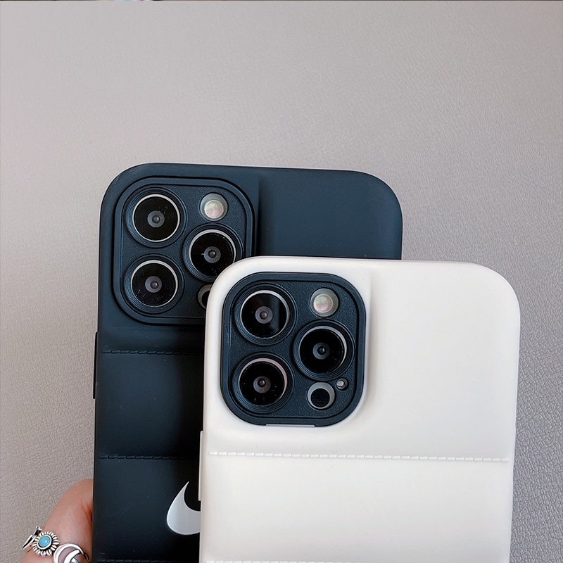 Ốp Điện Thoại Mềm Chống Sốc Hình Lông Vũ Nike 3D Cho iPhone 15 14 13 12 11 Pro MAX X XS MAX XR 7 8 Plus