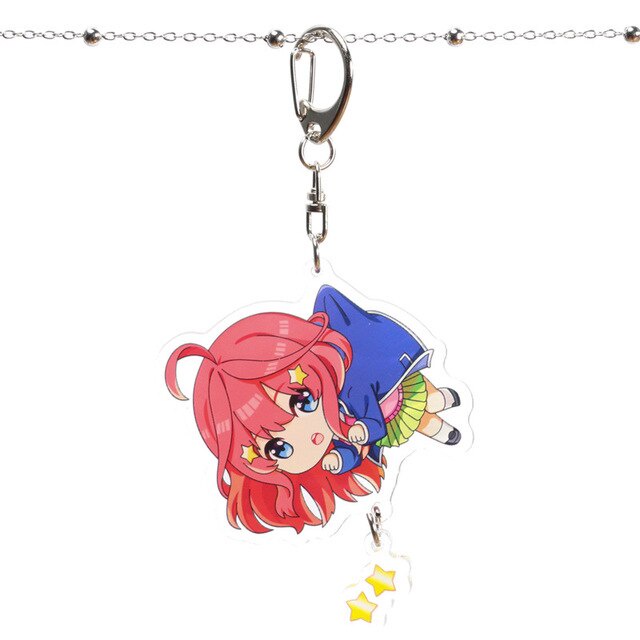 Móc khóa anime Gotoubun No Hanayome Nhà Có 5 Nàng Dâu Chibi móc khoá quà lưu niệm móc khoá phụ kiện bằng arcrylic