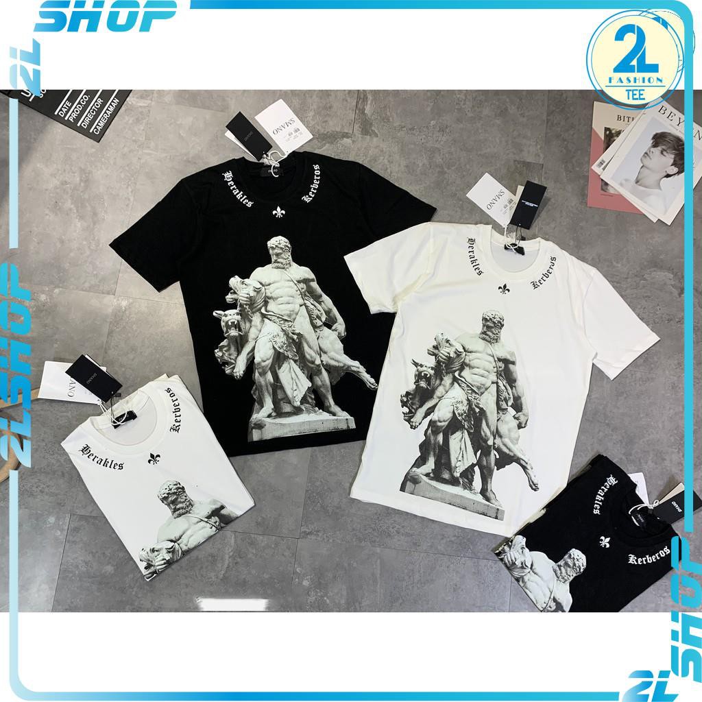 Hình thật - Áo thun unisex form rộng mikenkoo chất cotton co giãn nhẹ không bay màu phong cách hàn quốc,áo phông nam | BigBuy360 - bigbuy360.vn