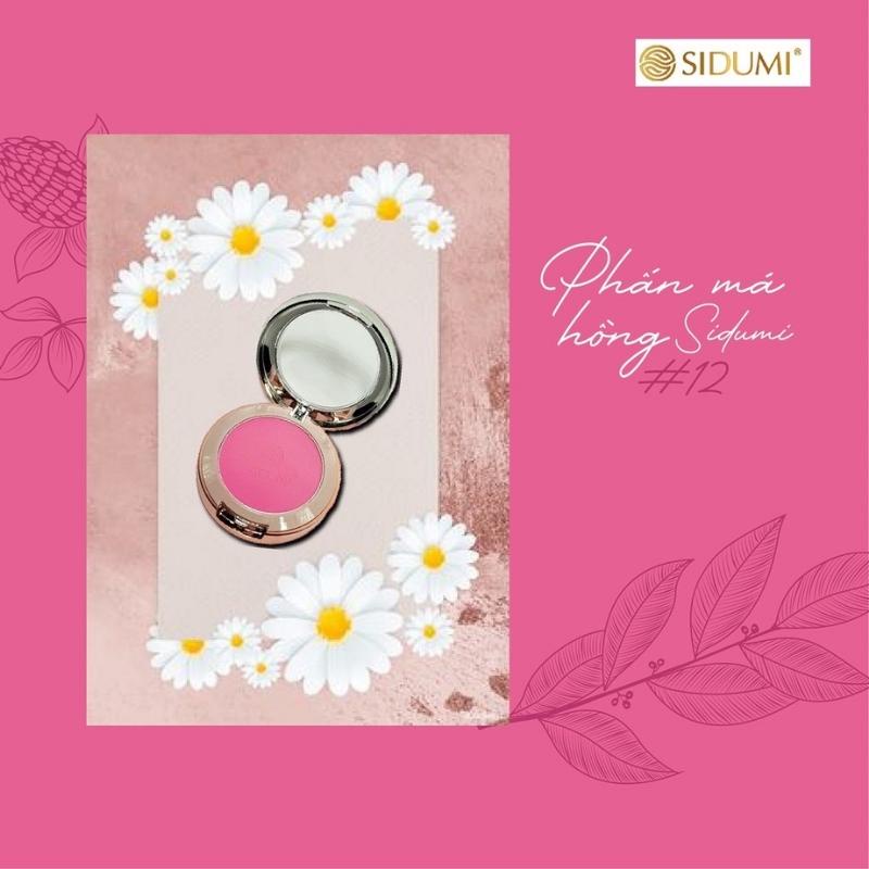 Phấn Má Hồng Dạng Kem Hàn Quốc Mềm Mịn Bắt Sáng Lâu Trôi Trang Điểm Tự Nhiên SIDUMI Blusher Chính Hãng - SDM PM312