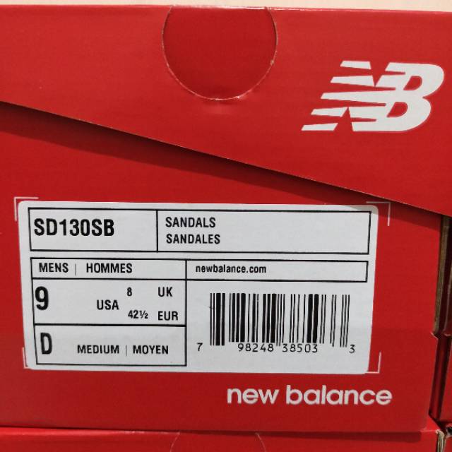 Mới Giày Xăng Đan New Balance Sd130Sb Thiết Kế Năng Động Cá Tính