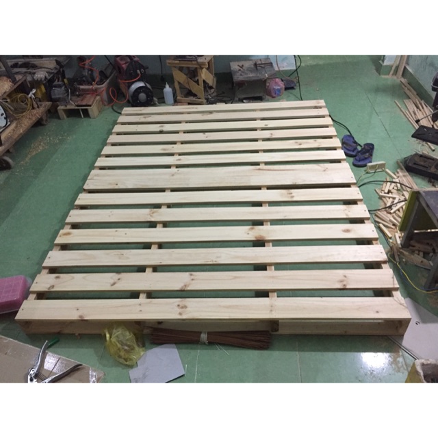 Giường gỗ ballet 1.2m x 1m