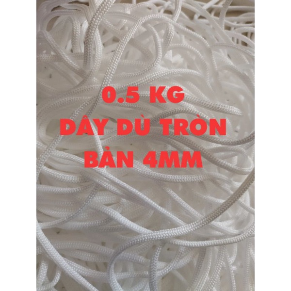 0.5KG DÂY RÚT DÂY LUỒN ÁO MƯA, BALO, ÁO KHOÁC...