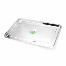 Khay inox chứa thực phẩm 35*50*3 cm
