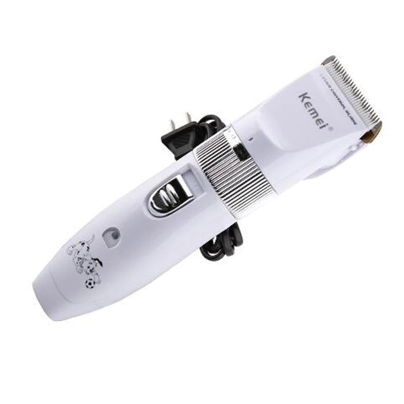 Tông Đơ Cắt Tỉa Lông Cho Thú Cưng Kemei KM–107, Máy Cắt Tỉa Cạo Lông Cho Chó Mèo