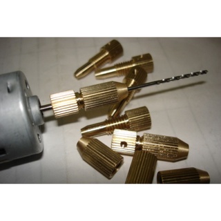 Đầu giữ khoan mini kiểu 1 nhiều kích thước / Đầu kẹp mũi khoan dùng cho motor mini trục 2mm 2.3mm 3.17mm