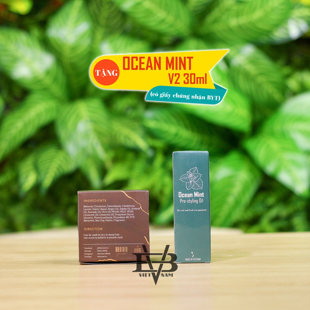 [CHÍNH HÃNG] Sáp vuốt tóc ALL DAY BALM Hairzone - Anh em với Original Clay 2022 + Tặng Pre Styling Ocean Mint 30ml V2