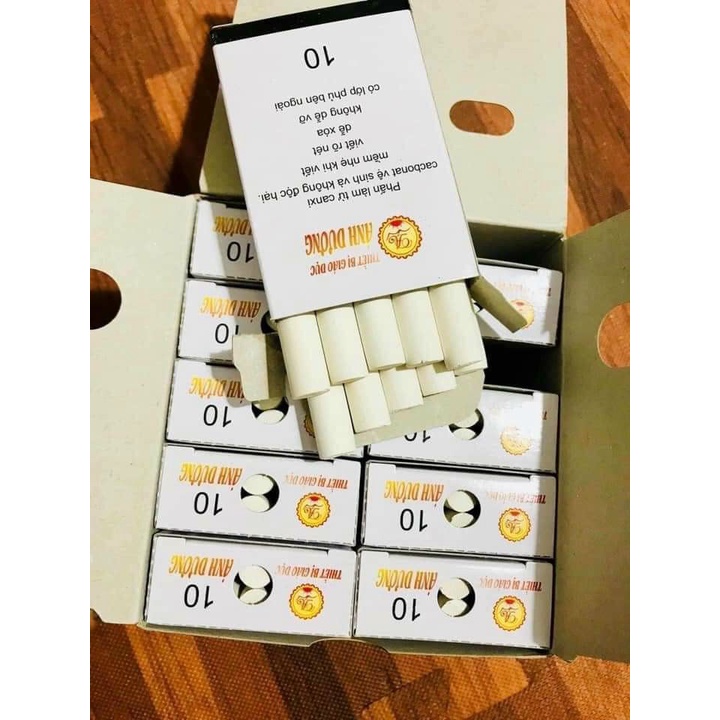 Phấn canxi Ánh Dương không bụi, không độc hại, màu sắc tươi sáng