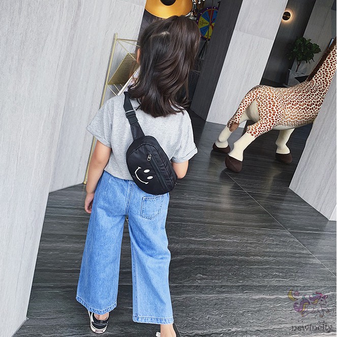 Túi Đeo Chéo Hình Mặt Cười Đáng Yêu Phong Cách Hàn Quốc