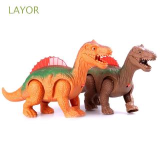 LAYOR Christmas Gift Interactive Sound Animal Children Model Walking dinosaur