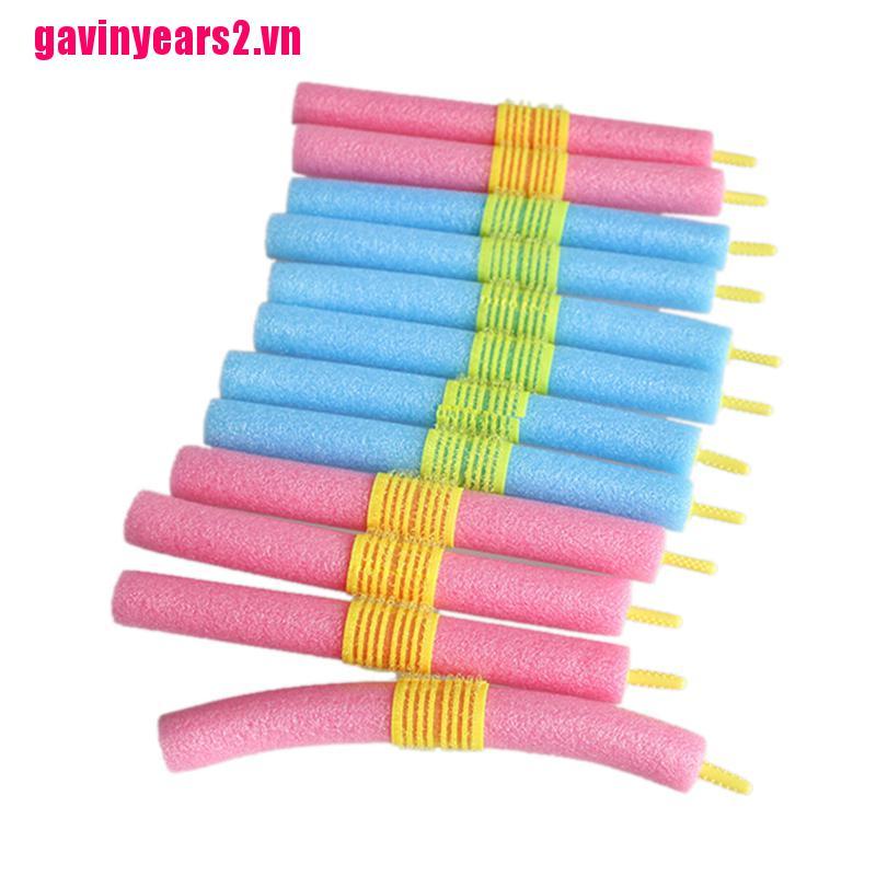 Bộ 12 Dụng Cụ Uốn Tóc Mềm Mại Tiện Dụng