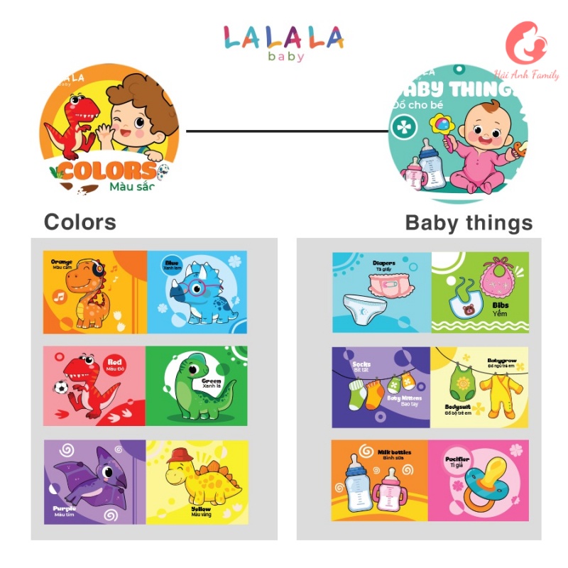 Sách vải cho bé sơ sinh 0 đến 12 tháng Lalala baby, an toàn tuyệt đối