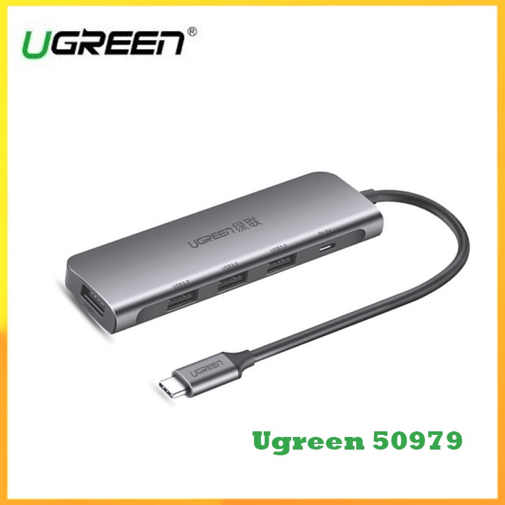 Bộ chia usb type c sang USB 3.0 chính hãng Ugreen_bảo hành 12 tháng