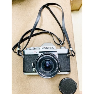 Máy ảnh film Konica Autoreflex T3 + lens góc rộng Konica hexanon AR 28mm f3.5 ngàm AR