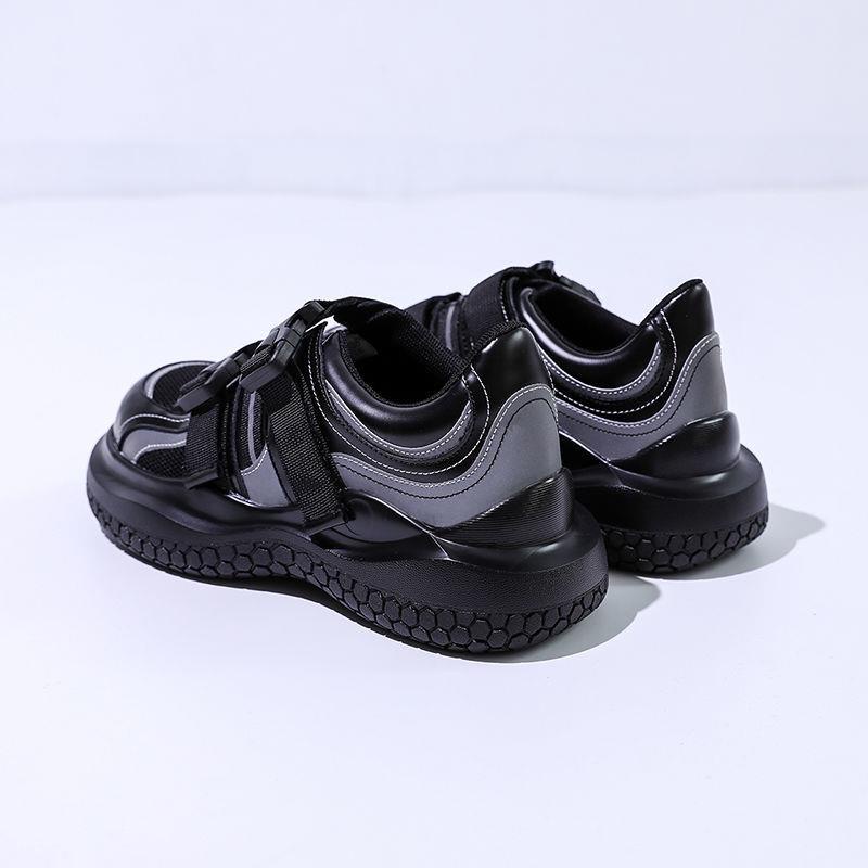 Giày Da Mũi Tròn Đế Dày Thoáng Khí Cài Hai Khóa Phong Cách Nhật Bản Thời Trang Mùa Hè Cho Nam 2022