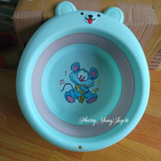 Chậu rửa mặt gấp gọn cho bé