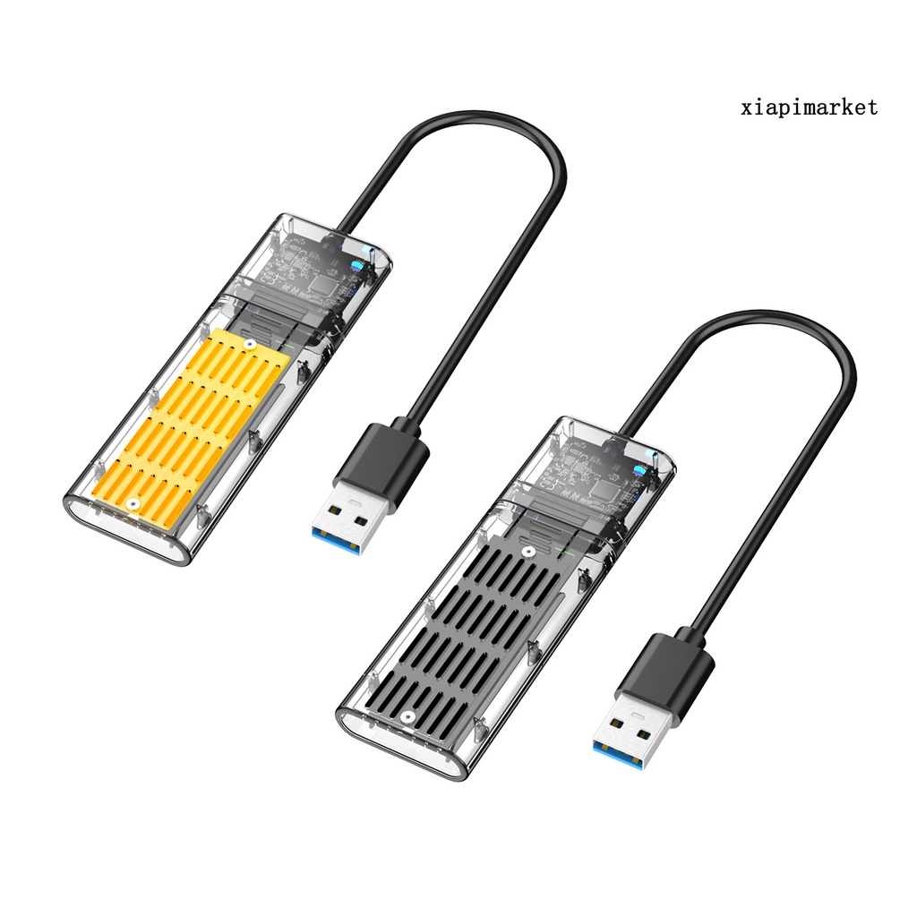 MAT_External Enclosure Stable High-Speed Transmission Portable USB3.0 Hard Disk Box for Notebook