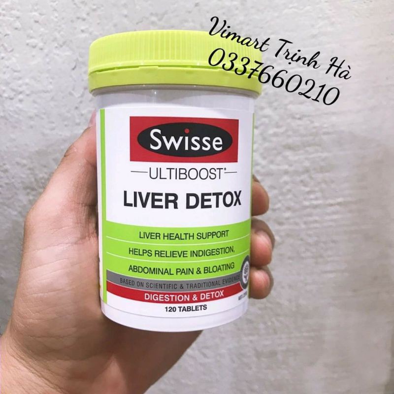 Viên uống hỗ trợ thải độc gan Swisse Liver Detox của Úc