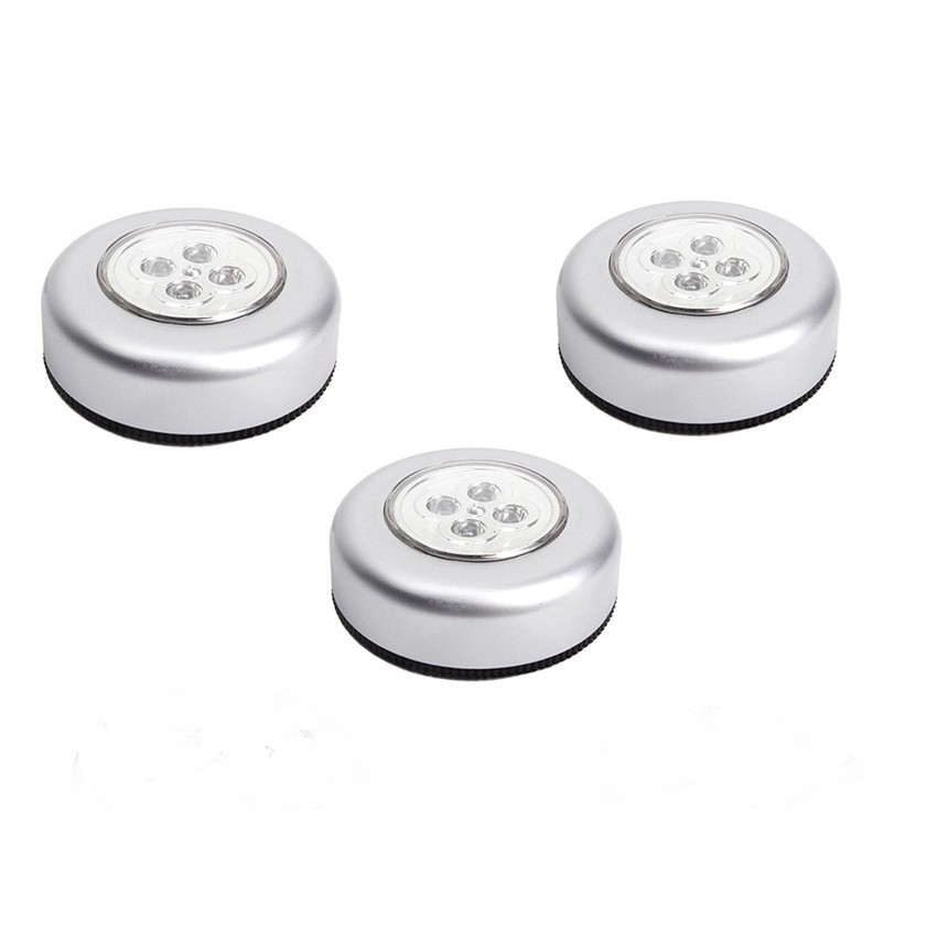 Đèn led dán tường loại 4 bóng tiện lợi, ấn là sáng