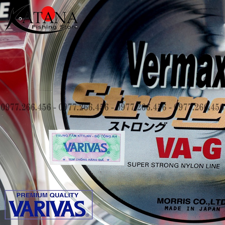 Cước Câu Chính Hãng VARIVAS VERMAX STRONG - Made in Japan