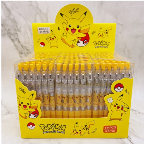 Bút bi bấm chuột vàng BBB27 viết cute dễ thương