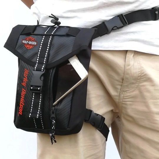 DUCATI Motorcycle Riding Waist Bag 1199 1299 899 V2 Monster696 821 797 659 Panigale V4 Diavel1260 StreetFighter 848 1098 Scrambler800 supersport Hypermotard 950 Multistrada 1200 Crossbody Multifunctional Waterproof Leg Leather Bag
