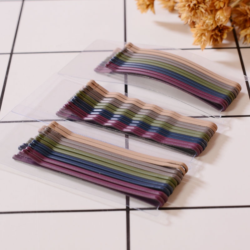 Set 10 Kẹp ghim tóc nhiều màu thời trang bunakids PK22