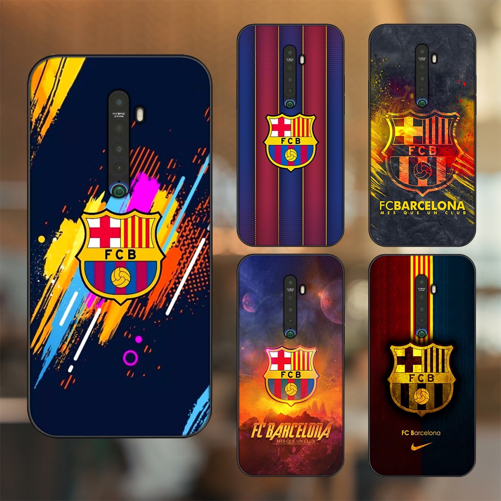 Ốp lưng Oppo Reno 2 viền đen in hình Barcelona Barca
