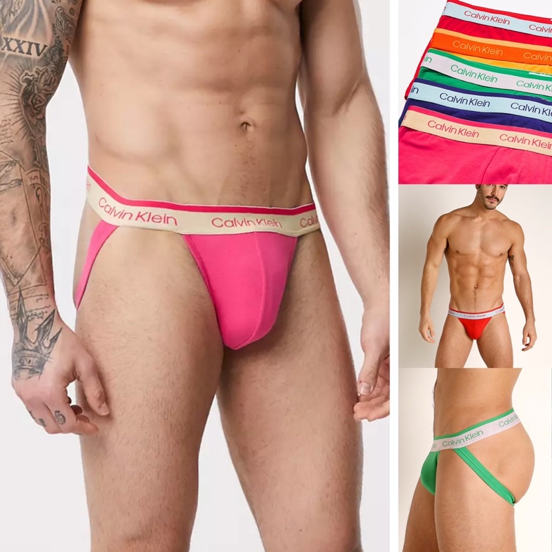 - Quần lót nam Calvin Klein Bill Mỹ - THE PRIDE EDIT JOCK STRAP 5-PACK